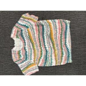 New Anthropologie Faux Angora Short Sleeve Sweater XL